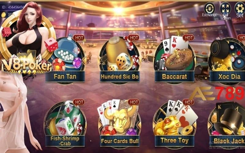 V8 Poker là sảnh chơi cung cấp các tựa game bài đổi thưởng