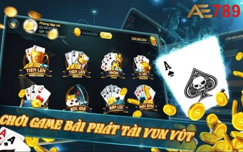 Game bài đổi thưởng với nhiều tựa game quen thuộc