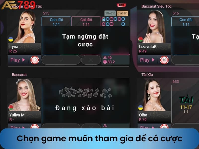 Tham gia chơi tại sảnh AE Casino tại nhà cái AE789